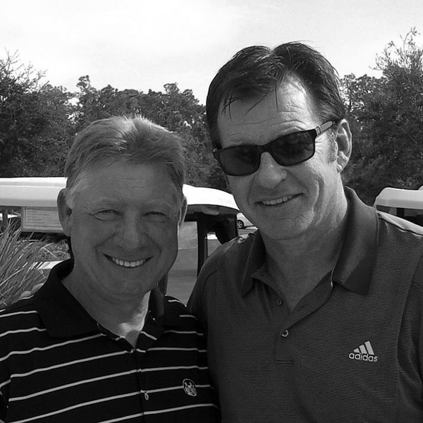 Nick Faldo with David Edwards